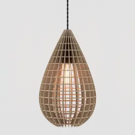 Laser cut ceiling lamp